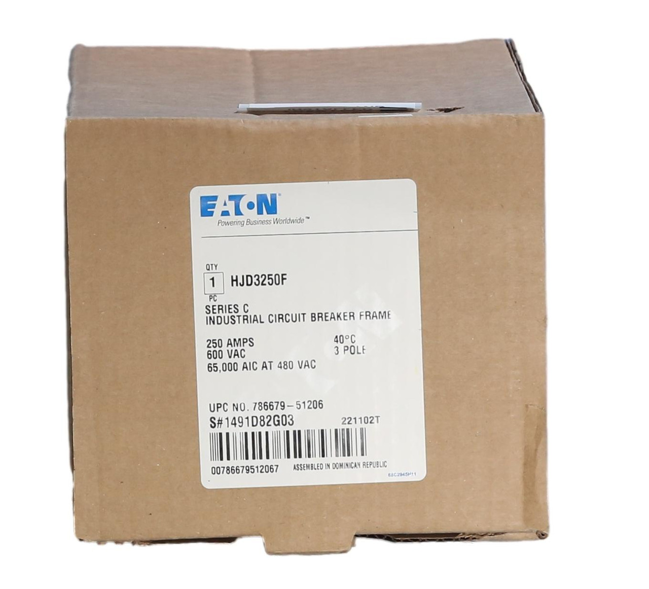 HJD3090 Complete 90A Circuit Breaker
Includes Load Lugs