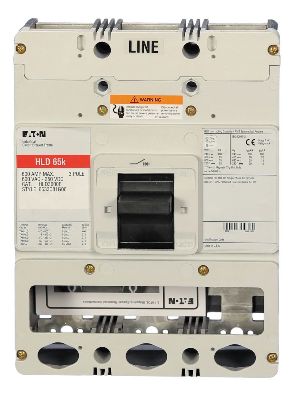 HLD3600F 65k Rated Eaton | Cutler Hammer Circuit Breakers