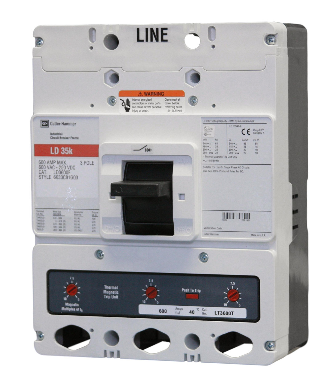 LD3600 Best buy Series C 35k by Eaton / Cutler Hammer Circuit Breakers