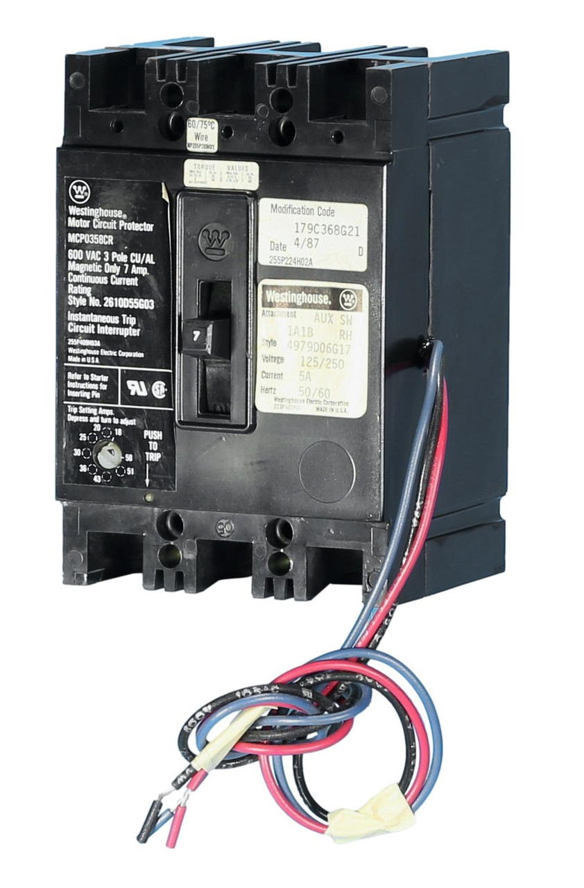 MCP0358R 7A MCP by Westinghouse
