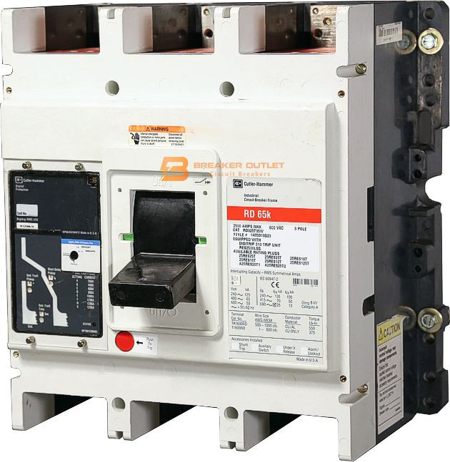 RD325T33W Insulated Case Circuit Breaker
2500 Amp Continuous