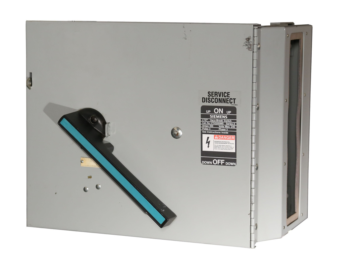 V7H3205MS Siemens Vacu-Break Clampmatic Fusible Panel Main Switch