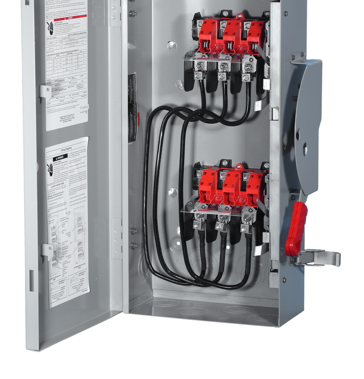 New DTNF363R Outdoor Double Throw Non-Fusible Safety Switch 100A