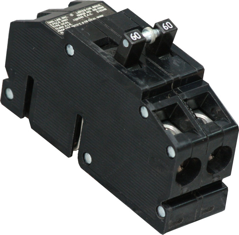 QC50 2 Pole 50A Zinsco Plug-in, Original Zinsco Brand OEM