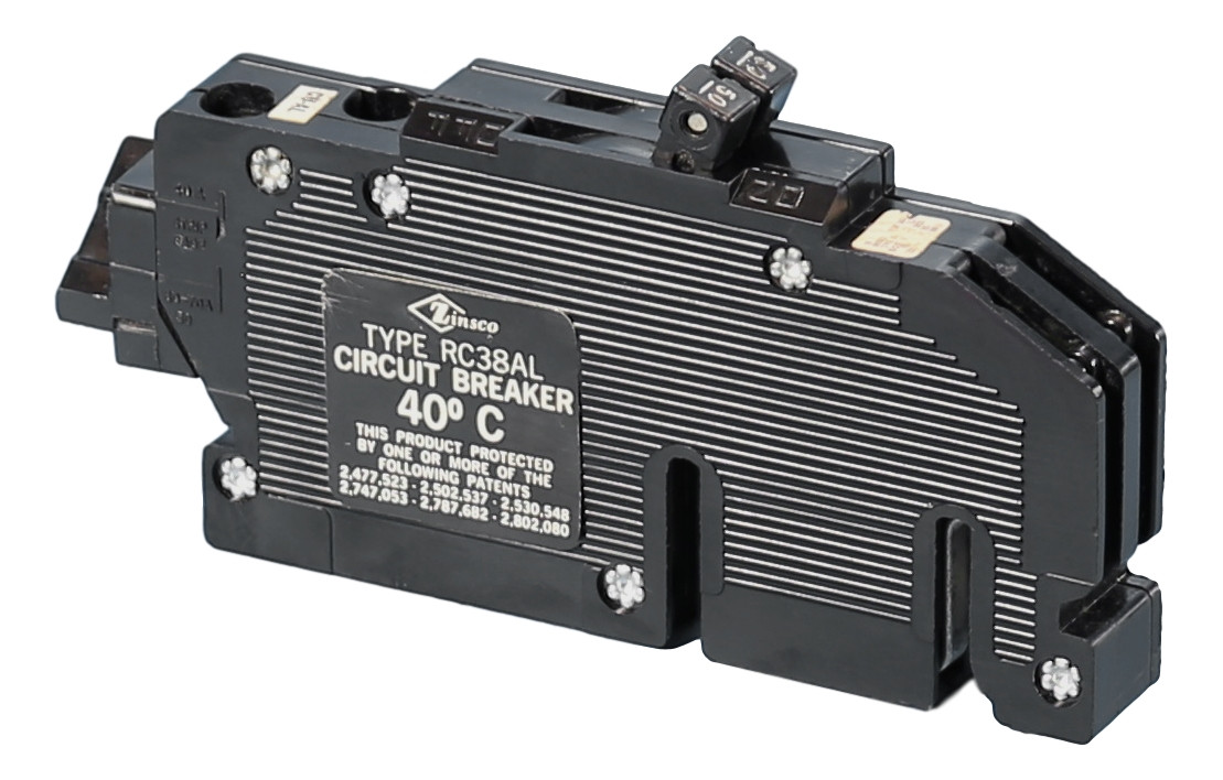Original Zinsco Brand RC38-50 is a 2 Pole 240V 50A Breaker