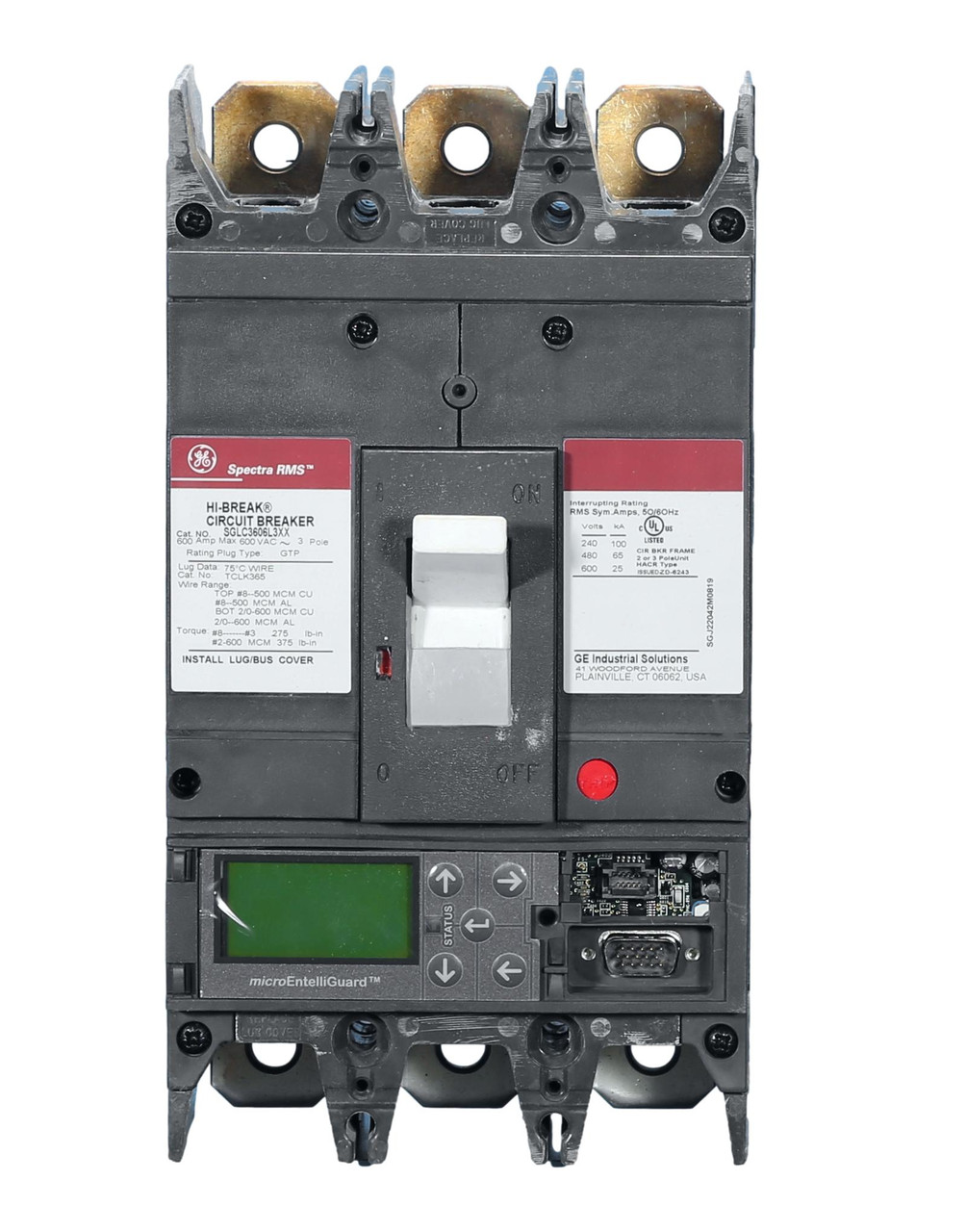 SGLC3606L3XX Spectra RMS Circuit Breaker by General Electric