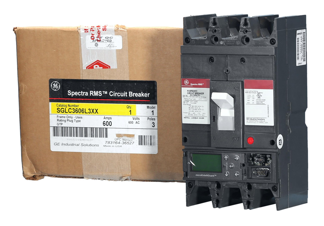 SGLC3606L3XX Spectra RMS Circuit Breaker by General Electric