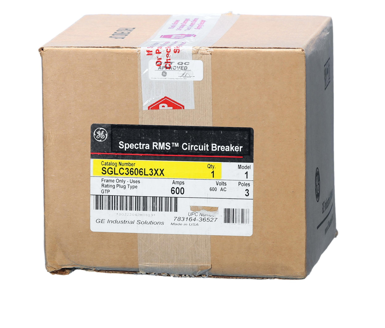 SGLC3606L3XX Spectra RMS Circuit Breaker by General Electric