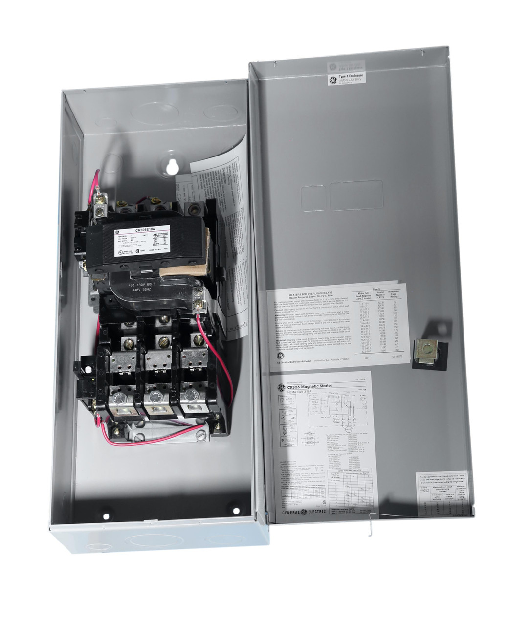 CR306E104 NEMA Size-3 General Electric Magnetic Enclosed Starters