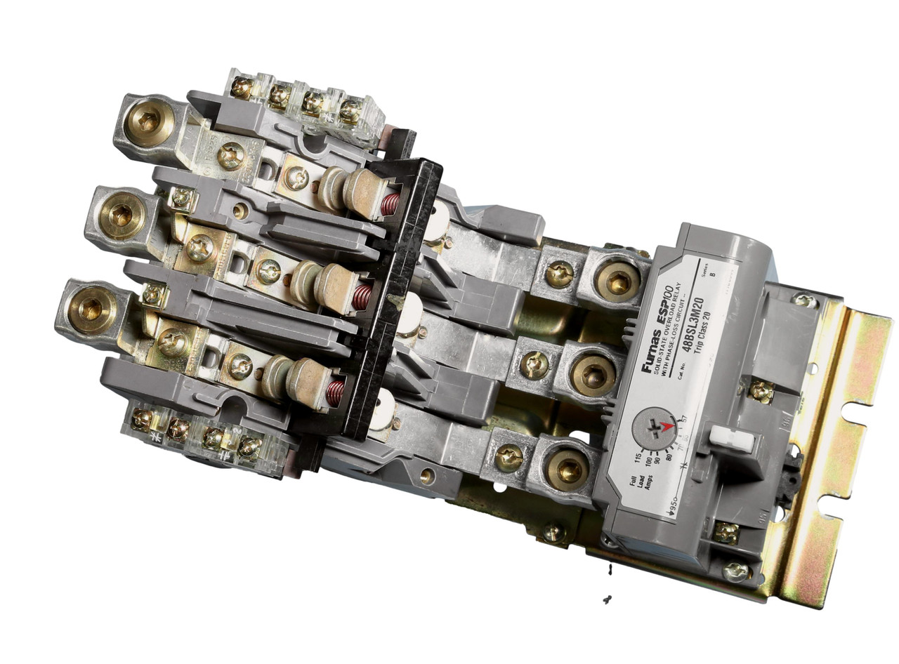 New- Furnas Size 4 14JTM32AA Open Starter, w/EPS100 Overload