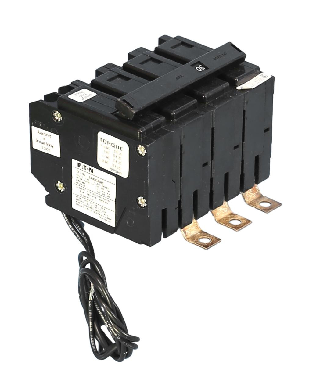 New BAB3030HS Shunt Trip Accessory & Breaker, 30A, 3-Pole