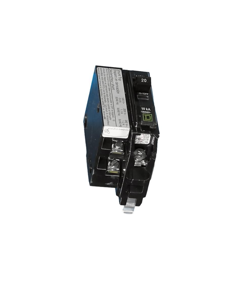 QOB1201021 Square D Single Pole 20 Amp Circuit Breaker