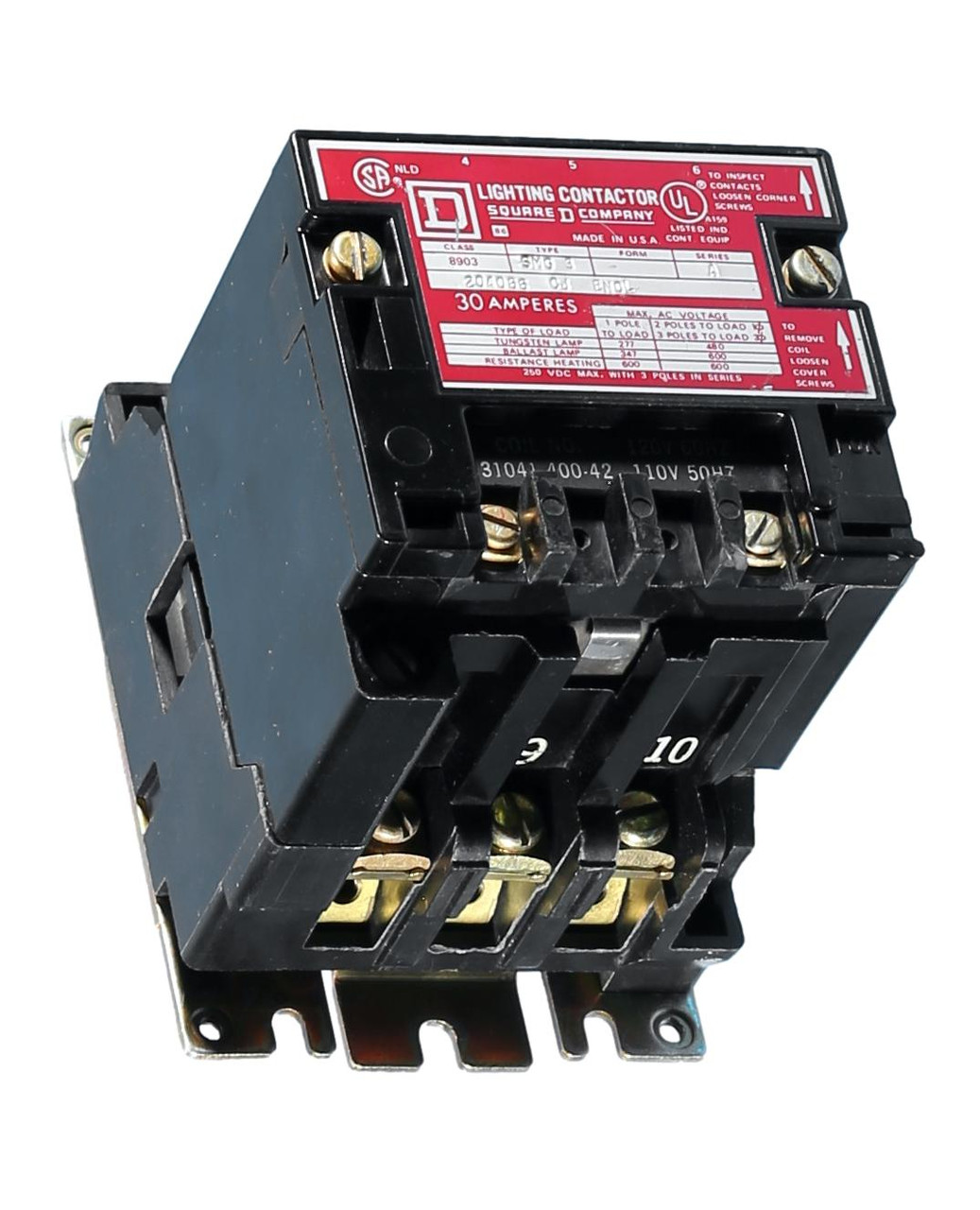 8903SQO2V04 277V Lighting Contactor