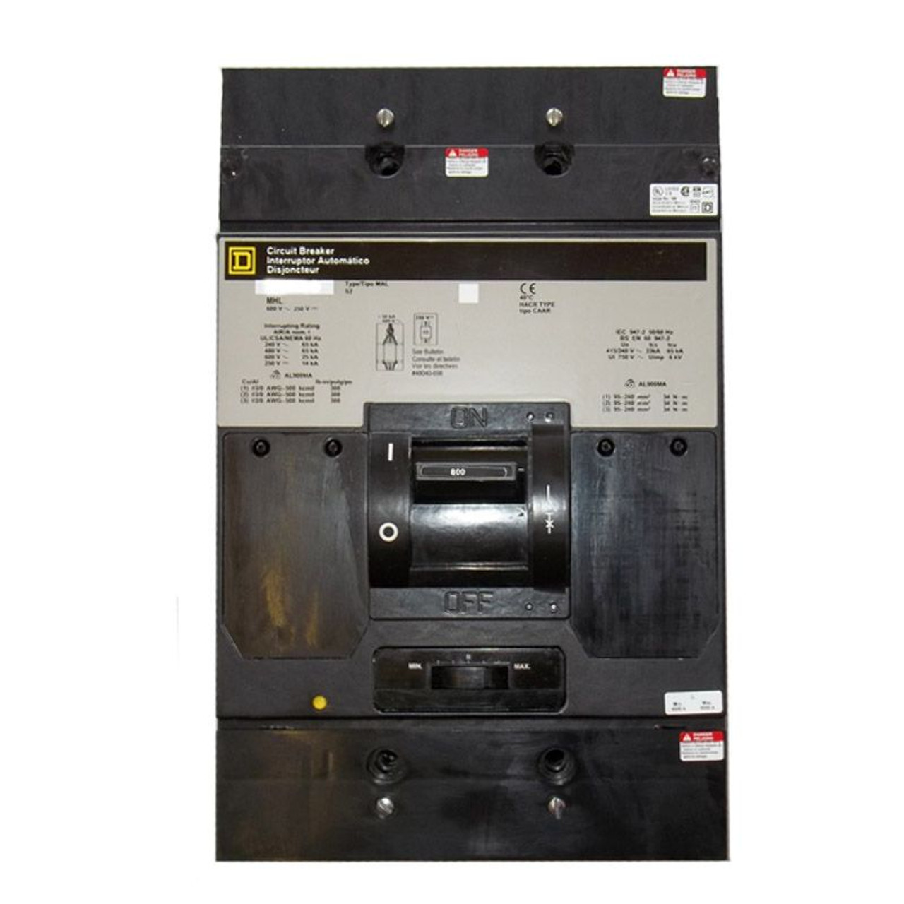 MHL361000 Special 1000 Amp
(Recertified)