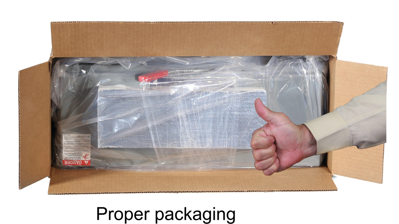 QMB364W Ser. E1
Proper packaging