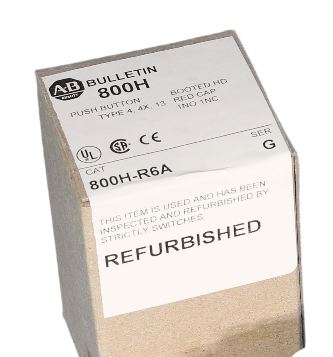Allen-Bradley Red Booted Push Button
Re-certified & Professionally Packaged