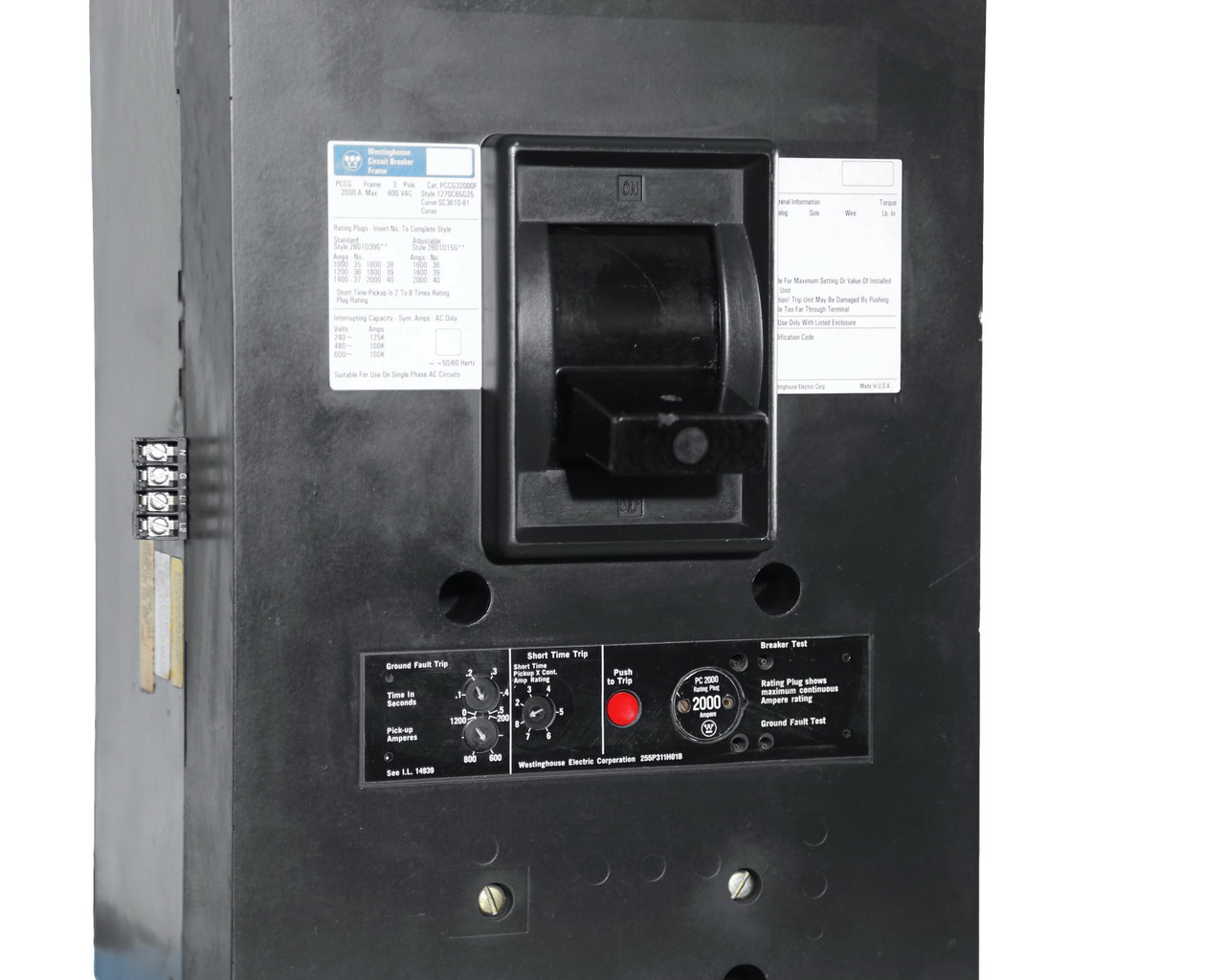 PCCG32000F Westinghouse
Trip