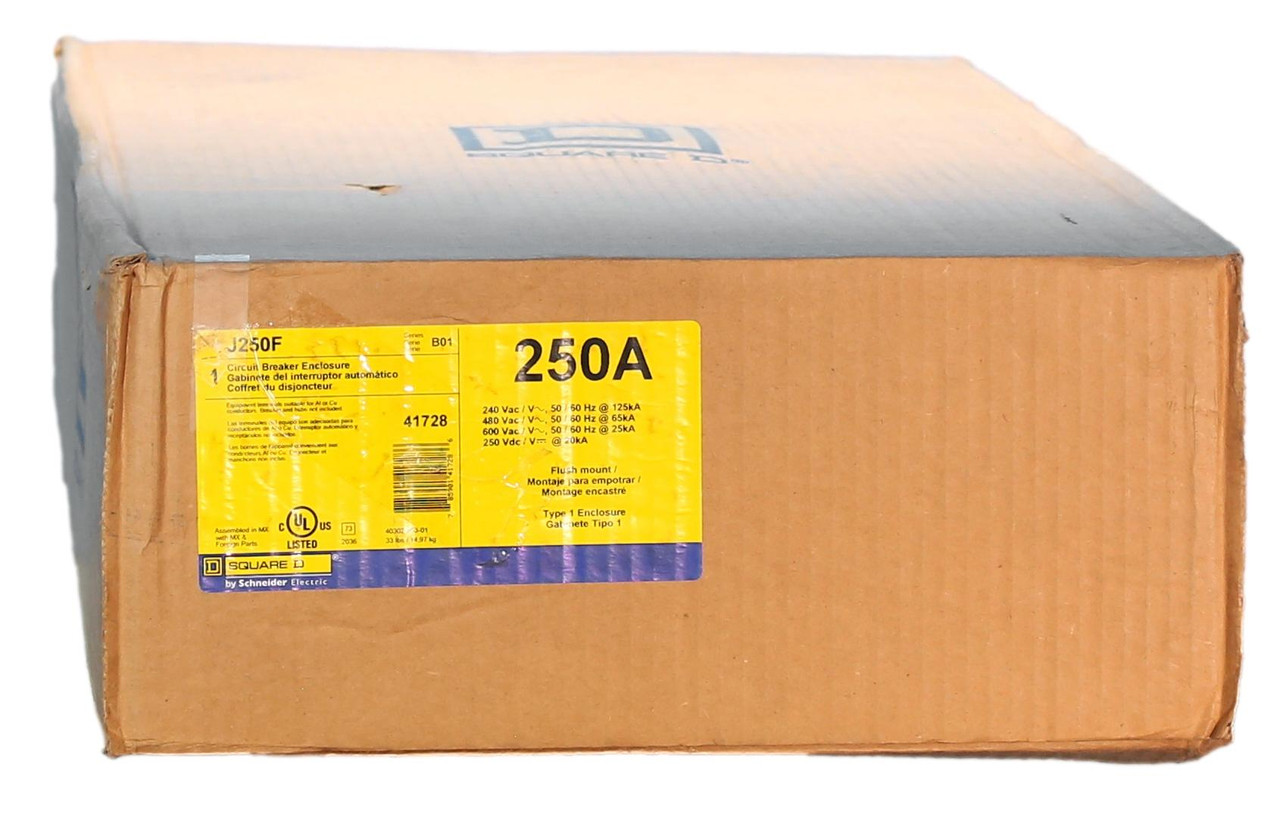 J250S Indoor Square D Circuit Breaker Enclosure - Breaker Outlet
