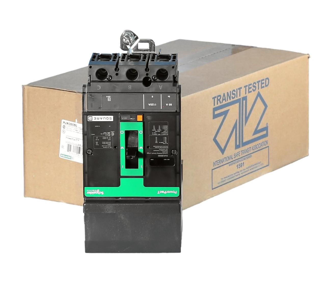 HJA36080 I-Line PowerPact Square D 65kA Circuit Breaker - Breaker