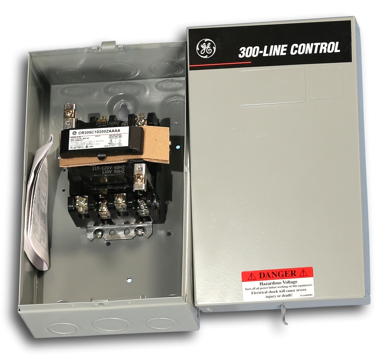 CR305C102
Size-1 General Electric 
Enclosed Magnetic Contactor