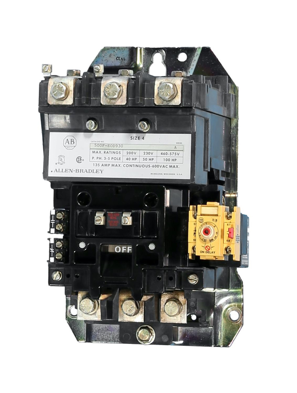 500F-EOD930
135A Contactor