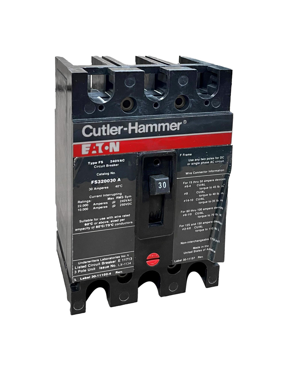 FS320020A Cutler-Hammer Circuit Breaker