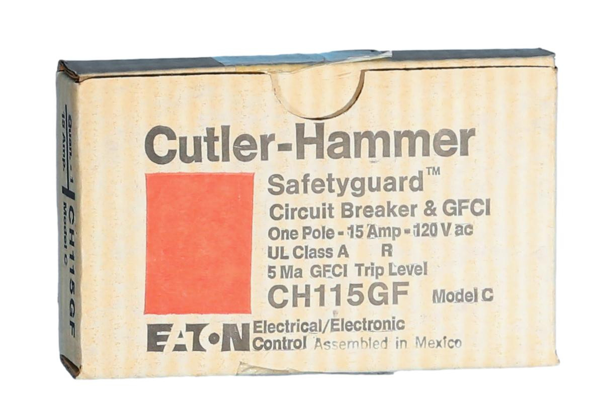 Original CH115GF Cutler-Hammer Ground Fault GFI Interrupter 15A