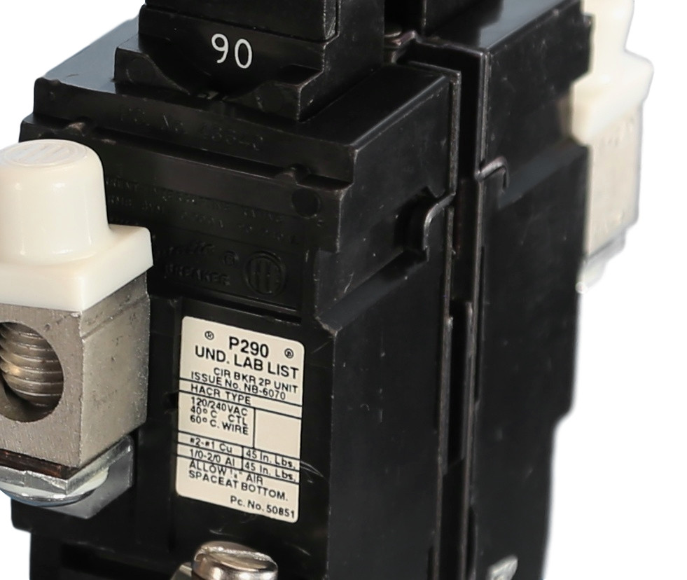 Interruttore Pushmatic Bulldog 2 Poli 40A – Modello P240 / ZF-33E – Siemens/ITE – Usato