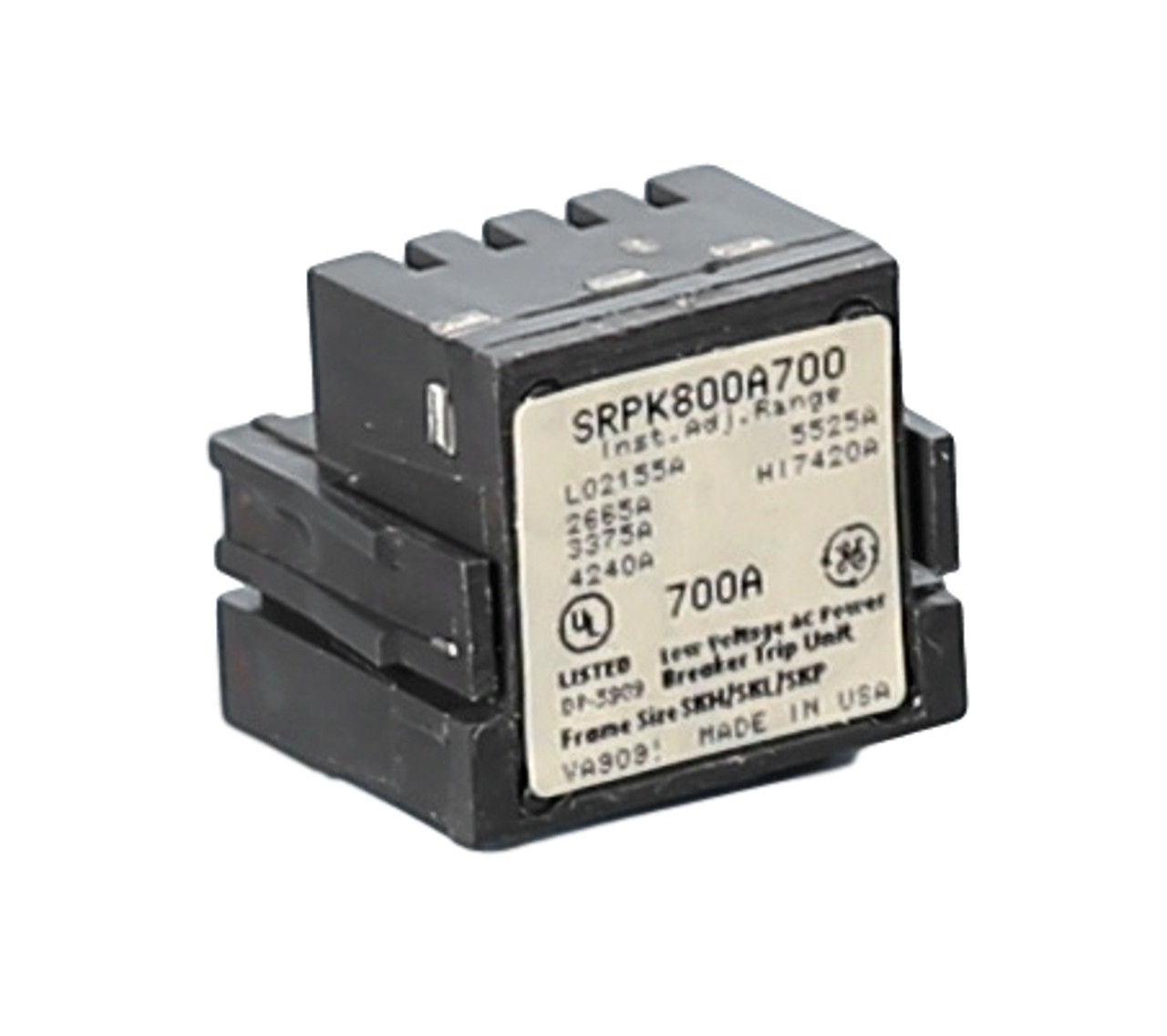 SRPK800A800 Spectra Rating Plug
800A
(Picture shown is typical for all amps)