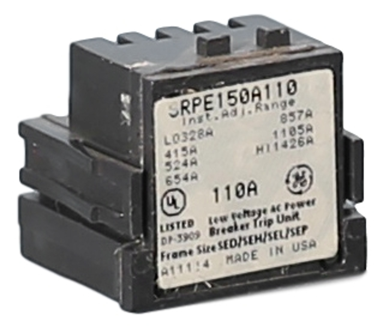 SRPE150A110
110A Rating Plug for SE150 frame