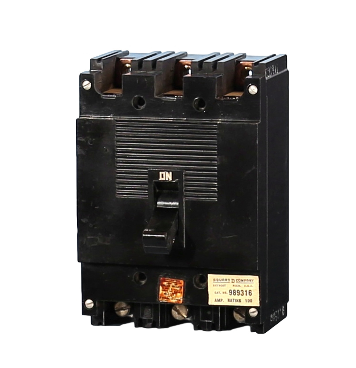 999316
ML-1 Square D Circuit Breaker
(Pic Represents all Amps)