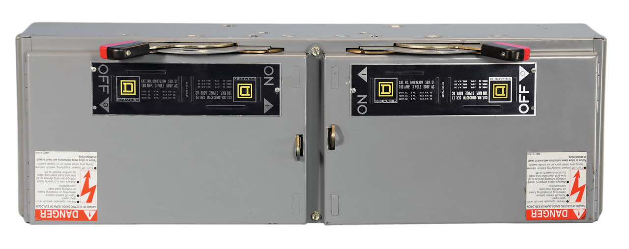 sui② QMB363-TW Square D 100A Twin Fusible Panel Switch Disconnect