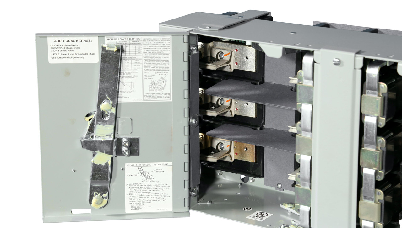 New Twin Fusible Panel Switch V7F3644 200A