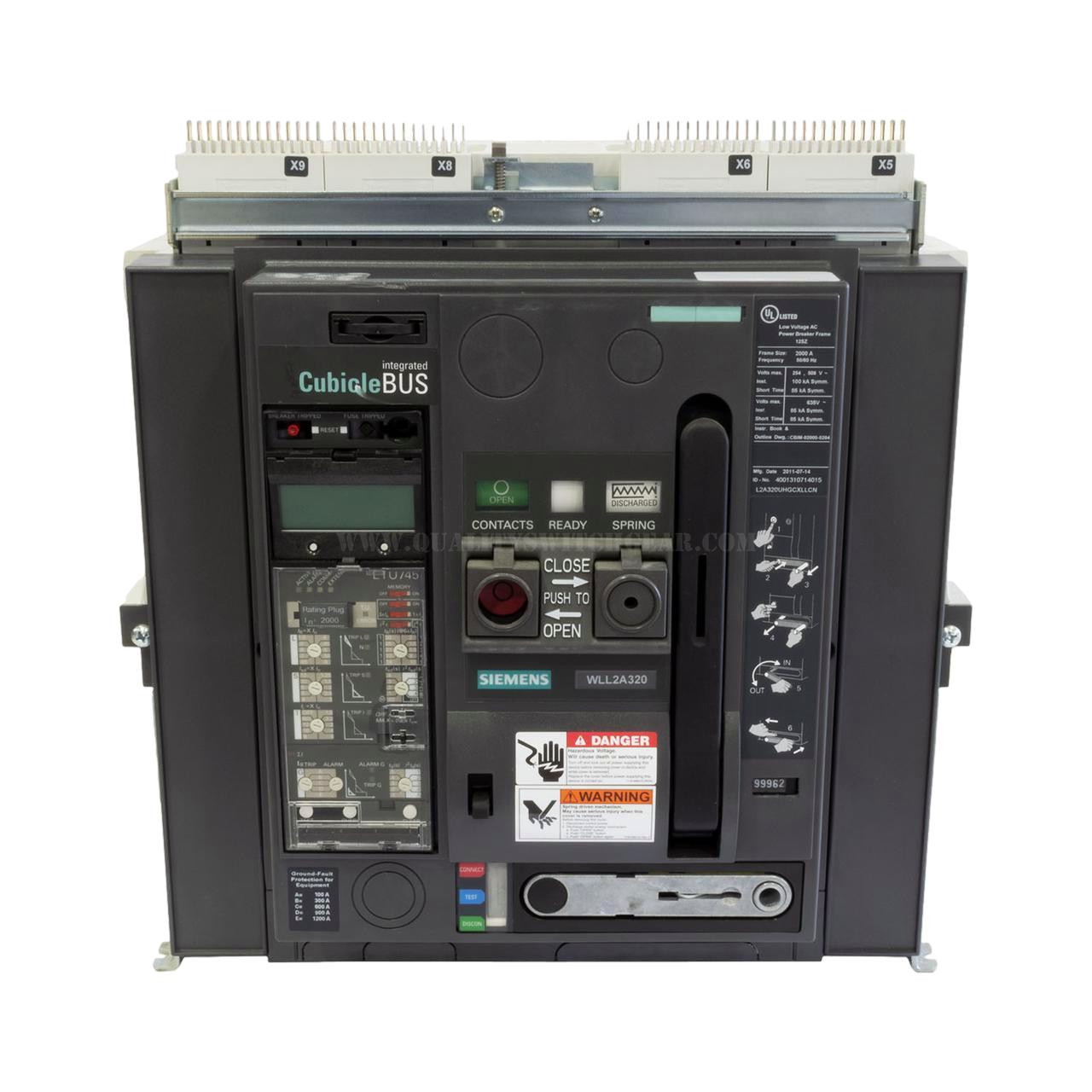 WLH2A316
1600 Amp Frame Capacity