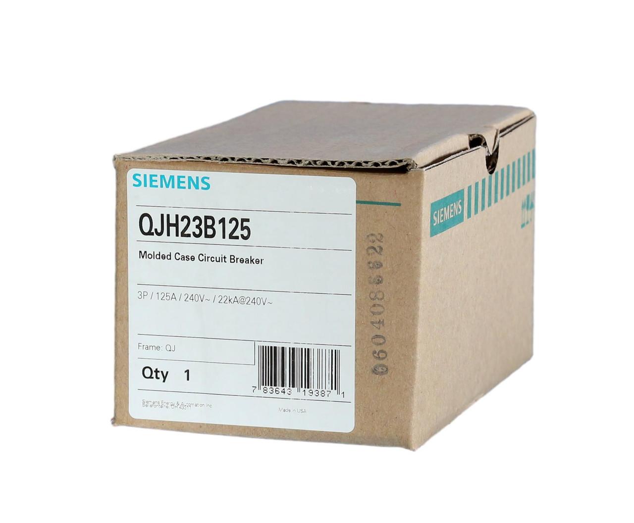 New or Re-certified QJH23B125 Siemens High Interrupting Breakers
