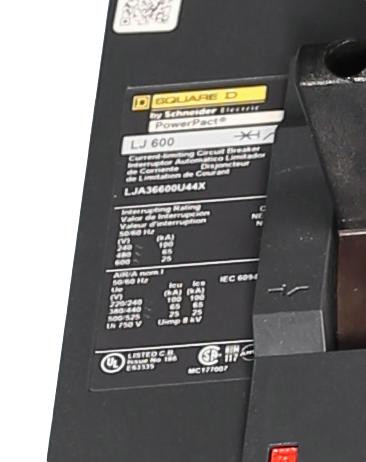 LJA36600U44X with Trip unit technology Electronic, ammeter