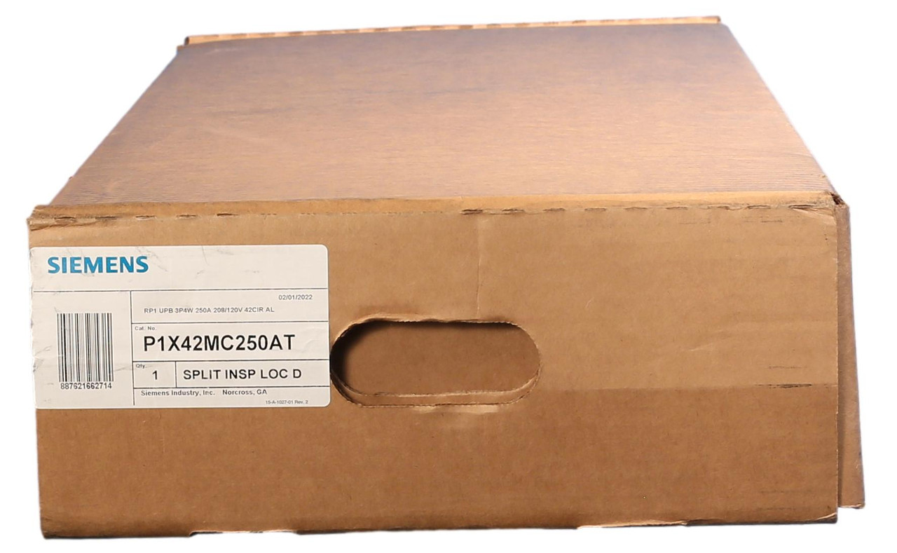 P1X42MC250AT Lighting Panel Interior 42 Ckts for B44 Box Brand New