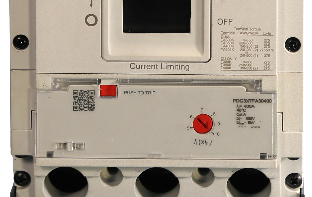 New 400 Amp Power Defense PDG3 PDG33M0400TFAJ Circuit Breakers