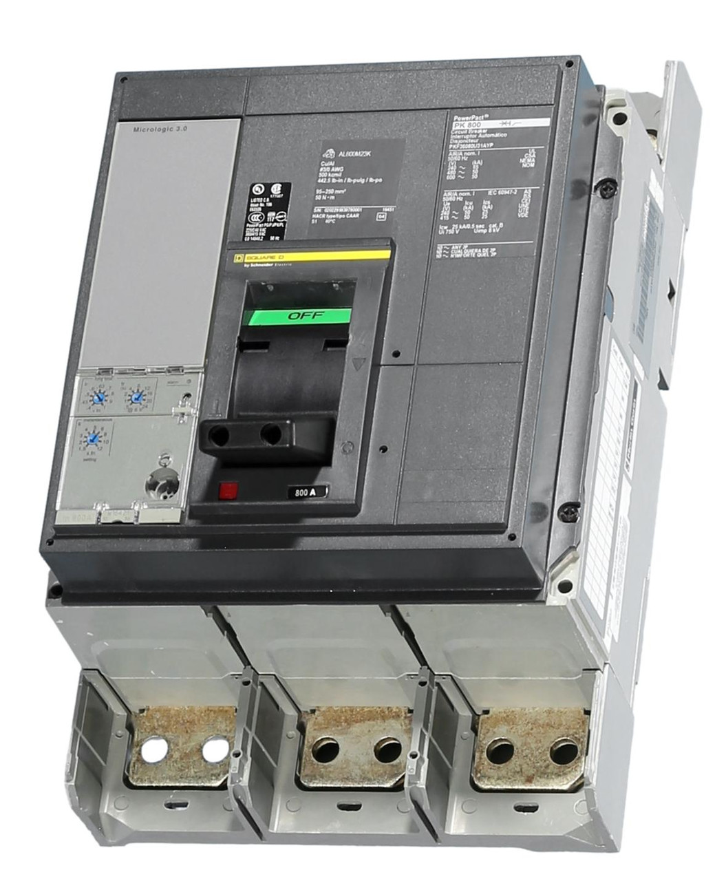 PJF36080U31A 800A PowerPact Square D Circuit Breaker - Breaker Outlet