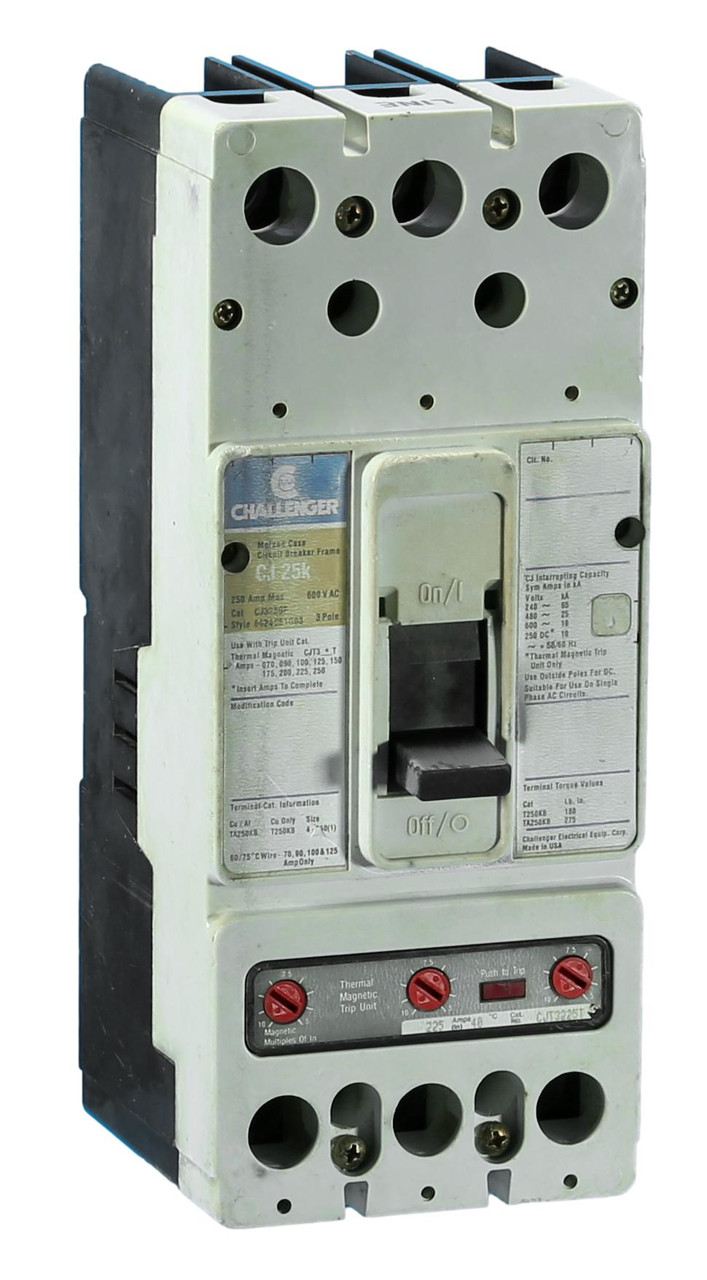 Challenger Brand Circuit Breakers, CJ3225 Molded Case Breaker