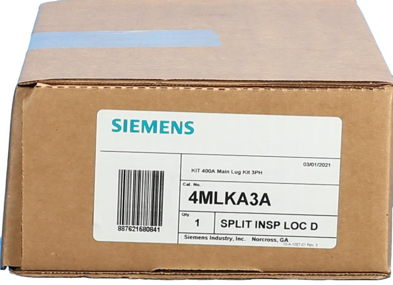 MLO lug kit for Siemens Revised P1 Panel boards rated up to 400A