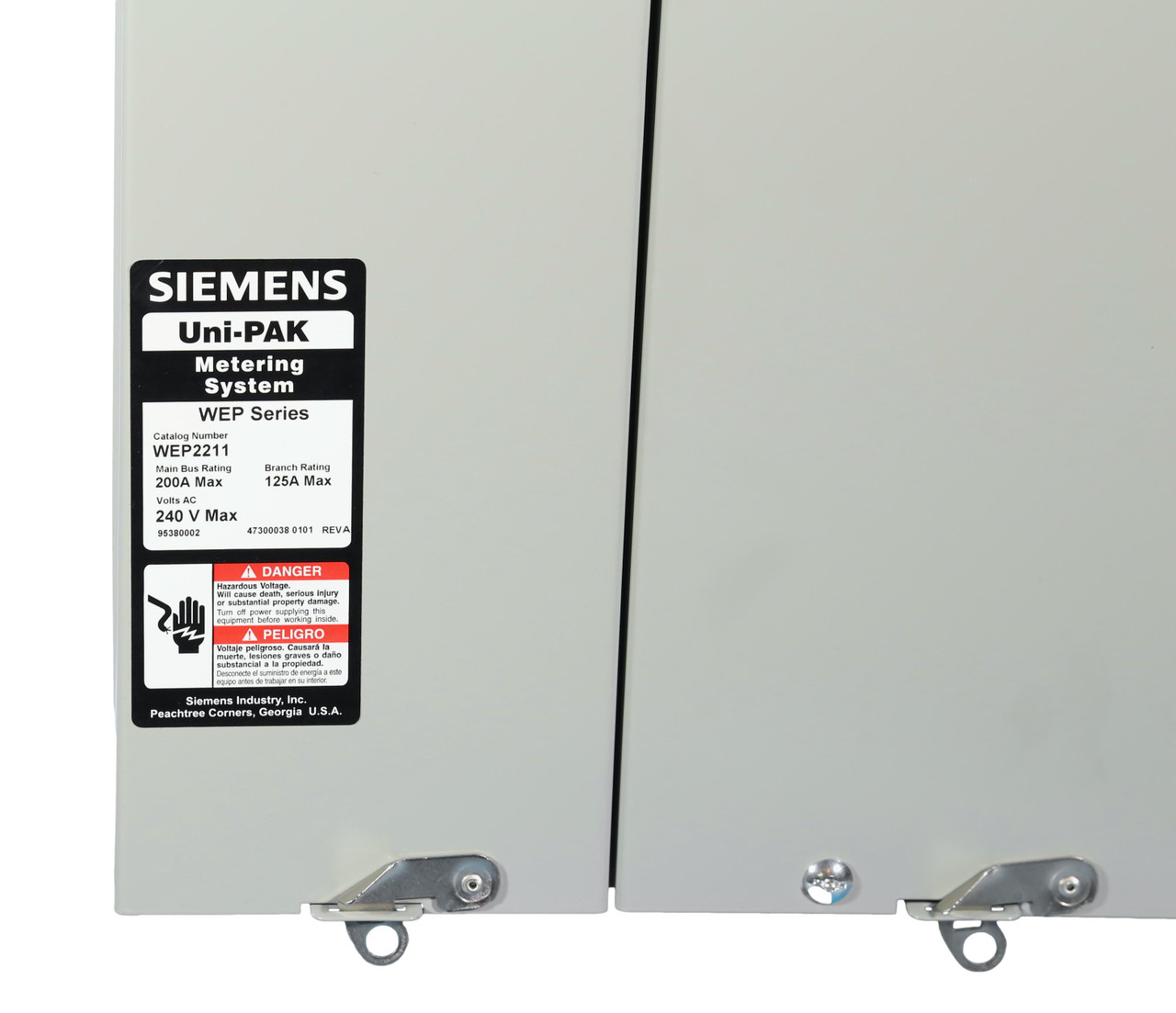 WEP2211 Multi-Family Metering Uni-Pak 2 Meter Position, EUSERC