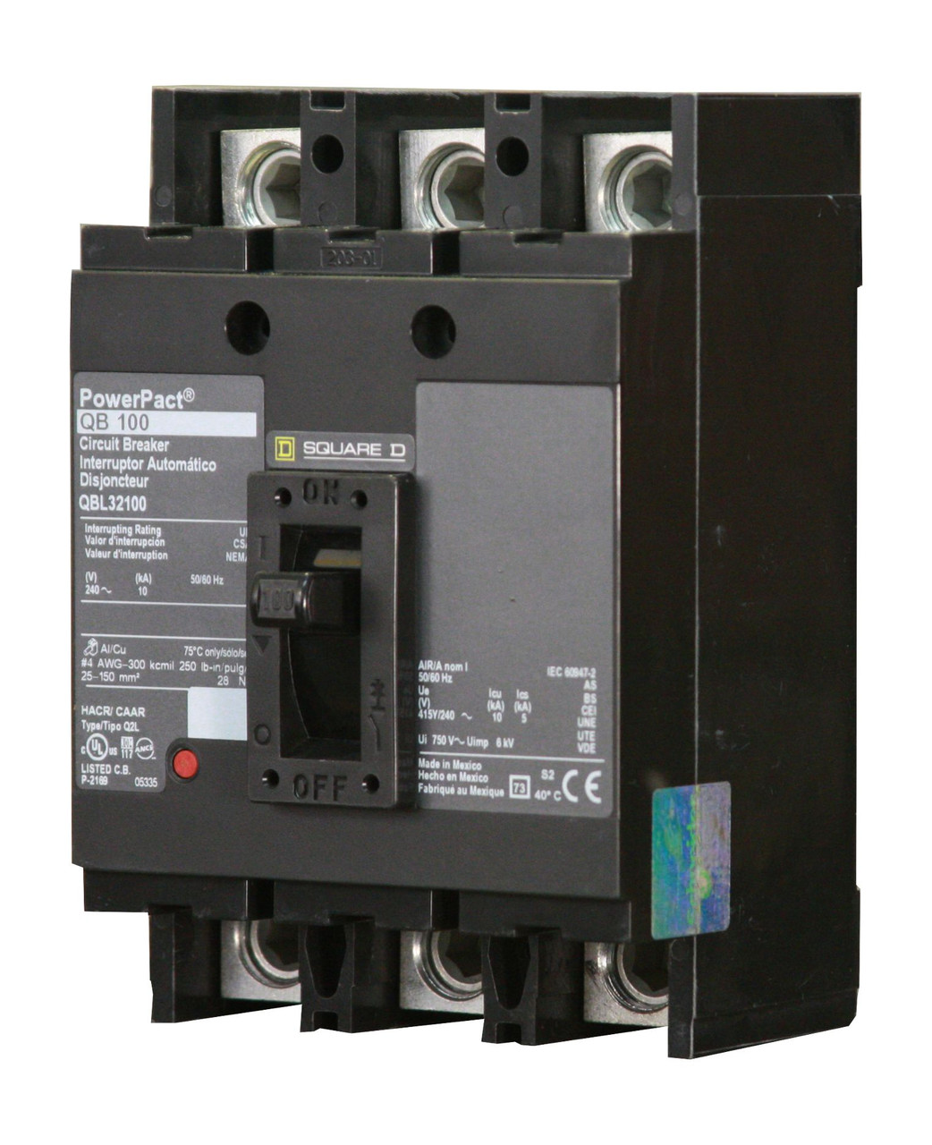 New or Re-certified QBL32225 10kA PowerPact QB 225A Circuit Breaker