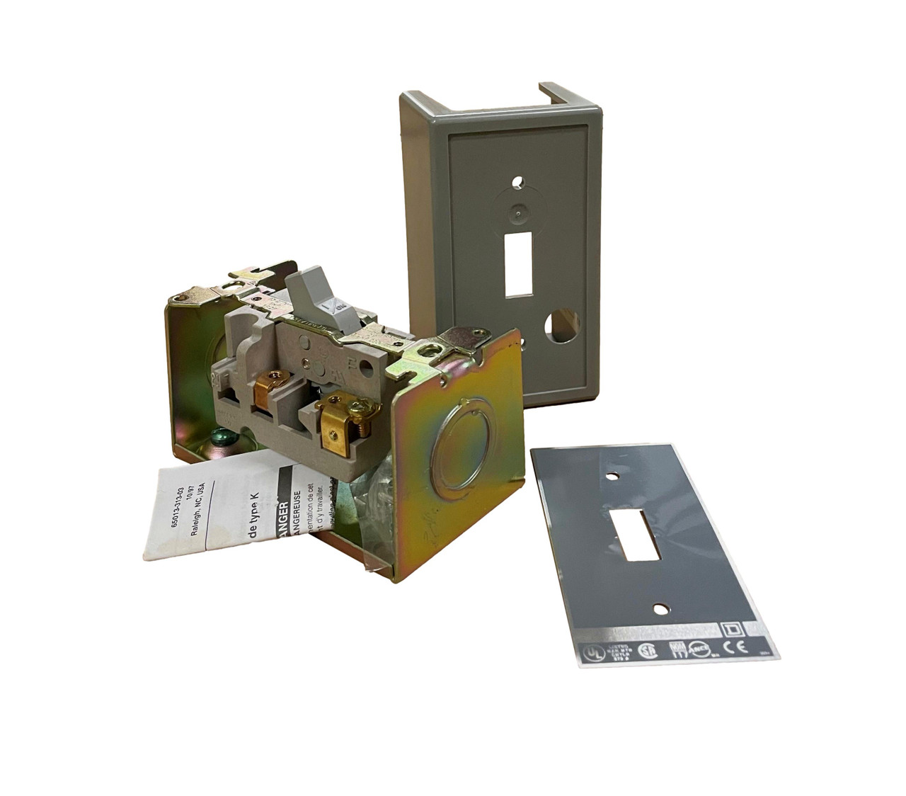 2510KG1 Manual Switch, 30A, 2 pole, 3 HP at 575 VAC, 1 Phase