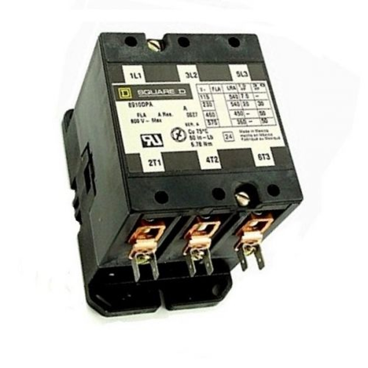 8910DPA33V02
Definite Purpose Contactor