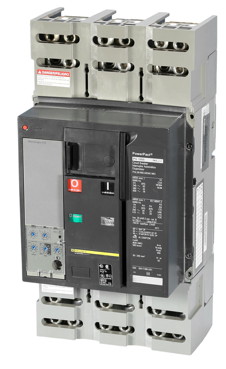 PGL36100CU63AE1MO Square D 1000 Amp Circuit Breaker