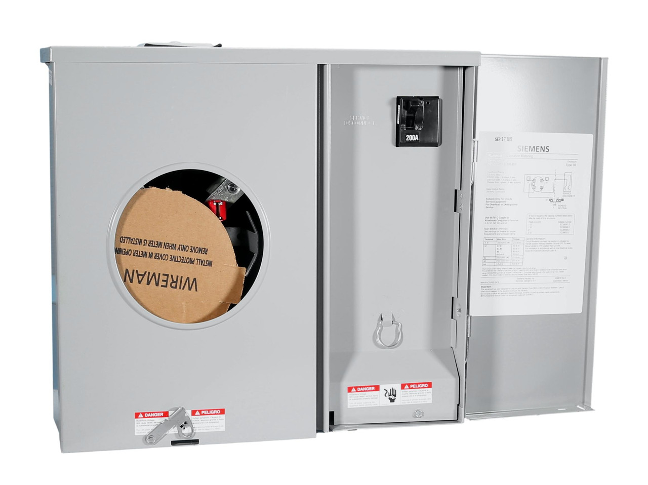 Ringless MM0202B1200RJBX Horn Bypass 5 Jaw Meter Main Breaker