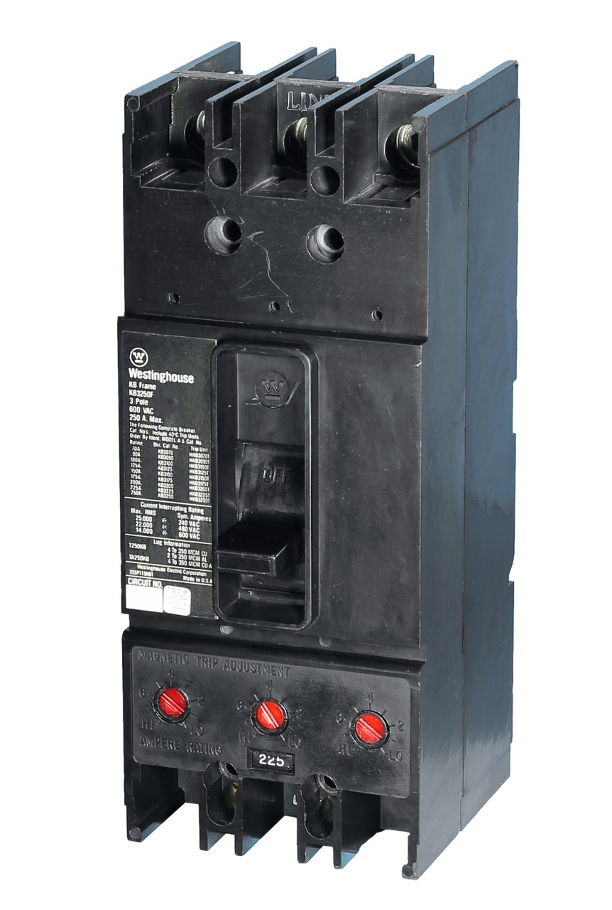 JB3175
Westinghouse Circuit Breaker