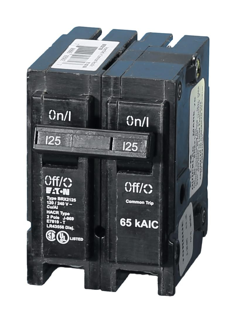 BRX2125 Plug in 65kAIC circuit breaker by Cutler-Hammer