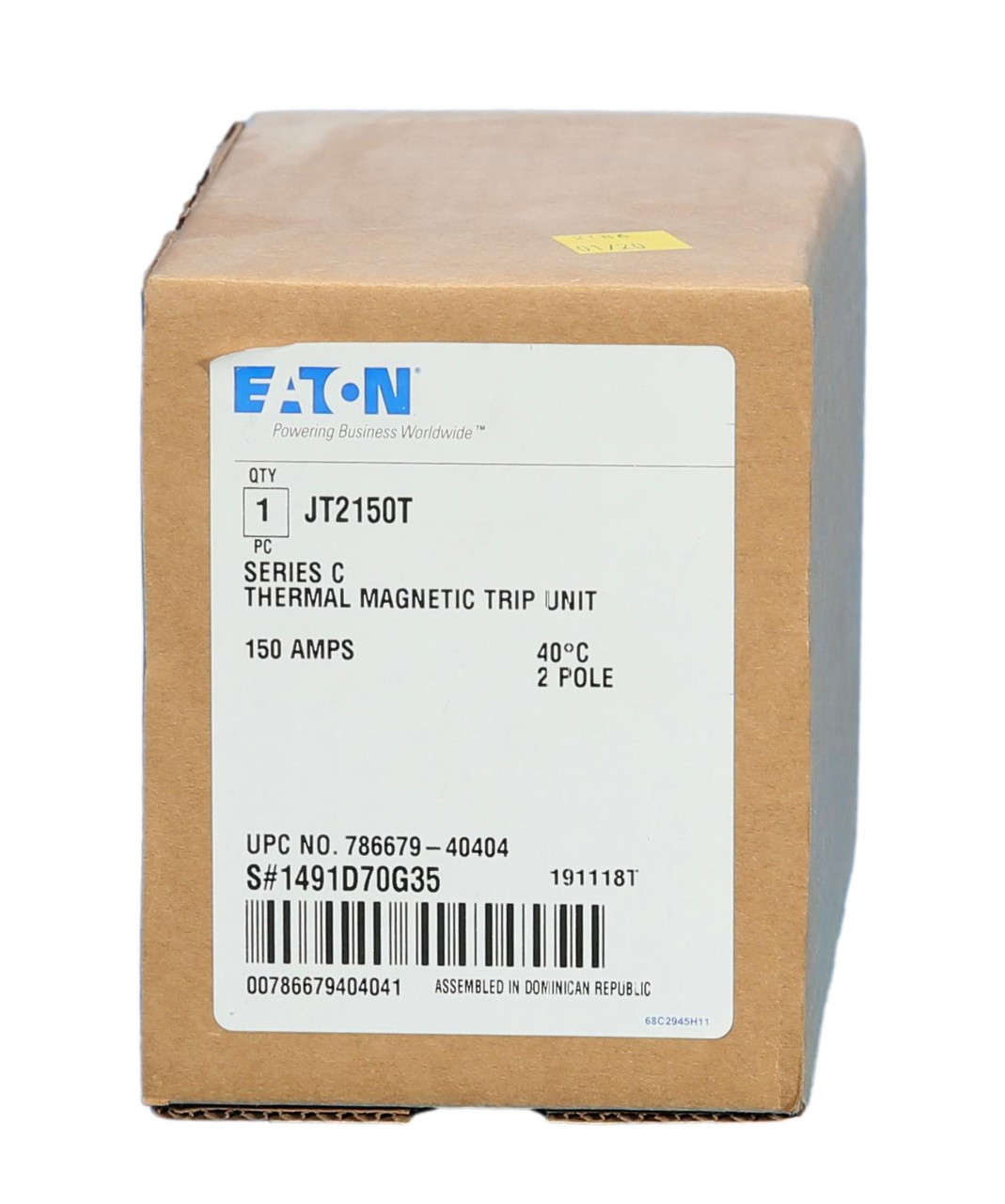 JT2150T Eaton Trip Unit